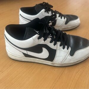 Nike Air Jordan Black and White Men's Sneakers